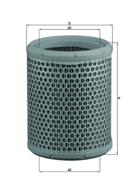 Luftfilter - LX 384 MAHLE