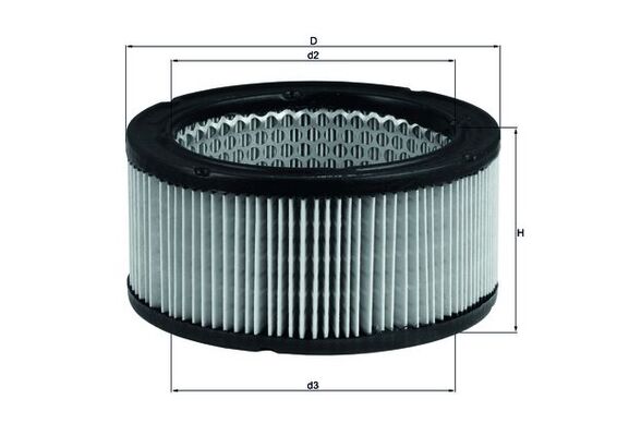 Air Filter - LX 213 MAHLE