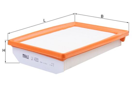 Filtro aria - LX 4333 MAHLE