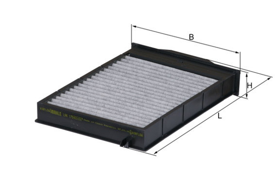 Filter, interior air - LAK 175 MAHLE