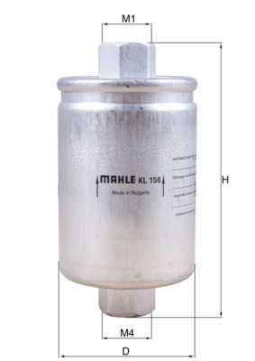 Filtro carburante - KL 158 MAHLE