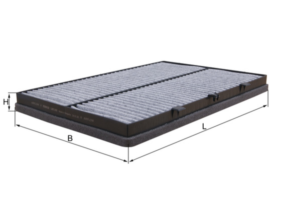 Filtro, Aria abitacolo - LAK 243 MAHLE