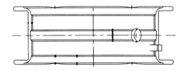 Crankshaft Bearings - 011 FL 21059 000 MAHLE