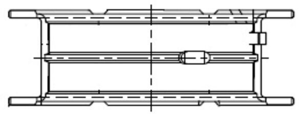 Crankshaft Bearings - 001 FL 21834 000 MAHLE