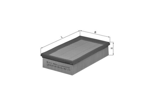 Filtro aria - LX 105 MAHLE