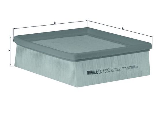 oro filtras - LX 1622 MAHLE