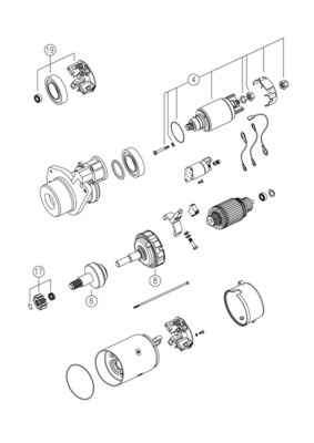 Стартер - MS 759 MAHLE