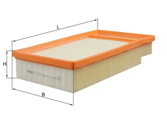 Filtro aria - LX 1820 MAHLE