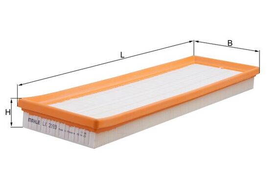 Luftfilter - LX 2093 MAHLE