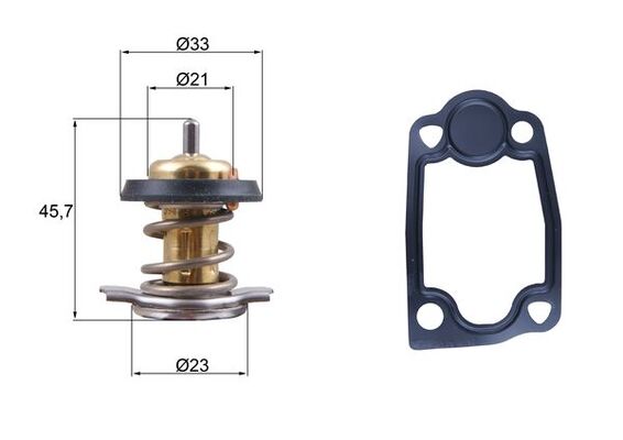 Thermostat, coolant - TX 266 79D MAHLE