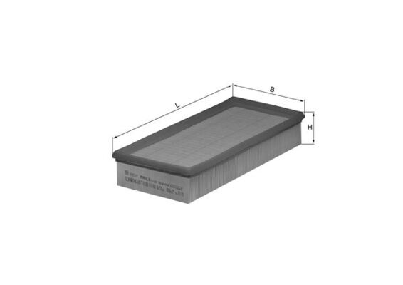 Filtro aria - LX 408 MAHLE