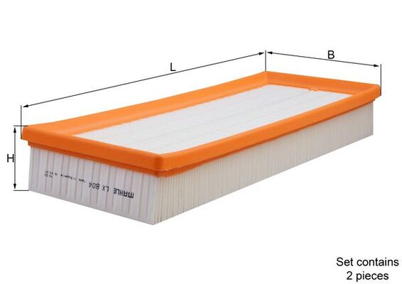 Air Filter - LX 804/S MAHLE
