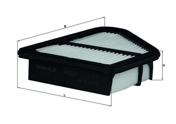 oro filtras - LX 2647 MAHLE