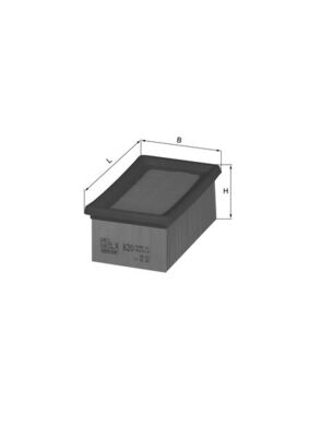 Air Filter - LX 820 MAHLE