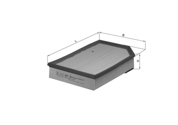 oro filtras - LX 868 MAHLE