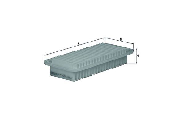 Filtro aria - LX 1001 MAHLE