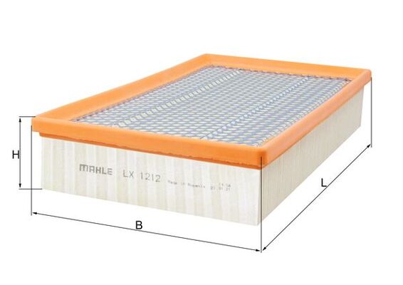 Air Filter - LX 1212 MAHLE