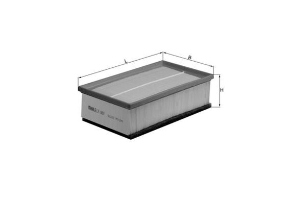 Filtro aria - LX 1497 MAHLE