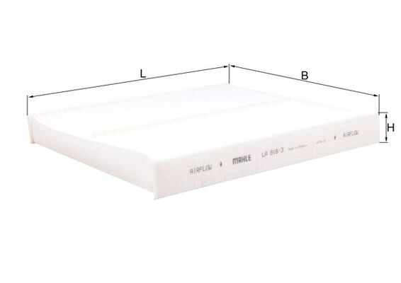 Filter, interior air - LA 816/3 MAHLE
