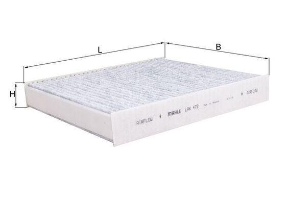 Filter, Innenraumluft - LAK 472 MAHLE