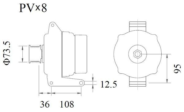 Generator - MG 925 MAHLE
