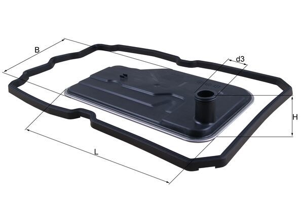 Filtro idraulico, Cambio automatico - HX 124D MAHLE