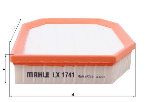 Air Filter - LX 1741 MAHLE
