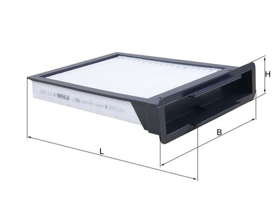 Filter, interior air - LA 304 MAHLE