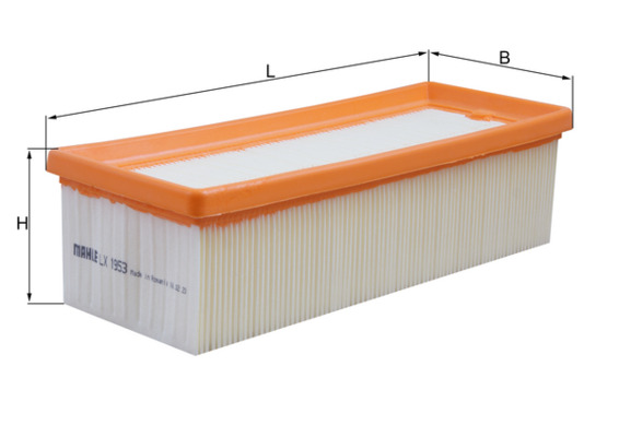 Filtro aria - LX 1953 MAHLE