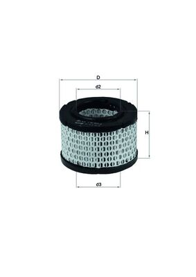 Air Filter - LX 191 MAHLE