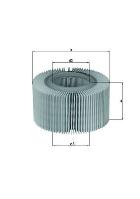 Filtro aria - LX 578 MAHLE
