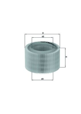 Air Filter - LX 718 MAHLE
