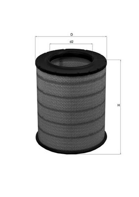 Air Filter - LX 1281 MAHLE