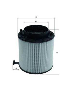 Air Filter - LX 2091D MAHLE