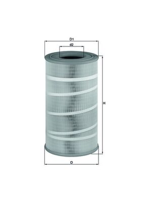 Air Filter - LX 7210/7 MAHLE