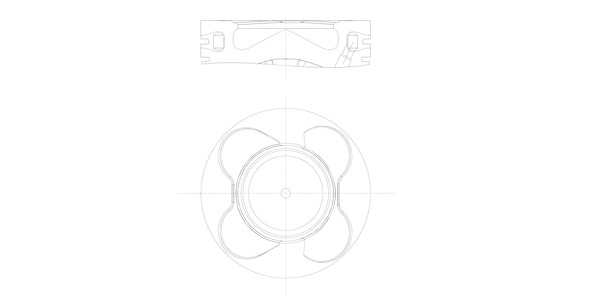 Поршень - 081 PI 00112 000 MAHLE