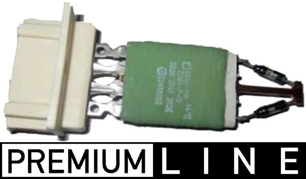 Resistor, interior blower - ABR 101 000P MAHLE