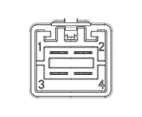 Resistor, interior blower - ABR 104 000P MAHLE