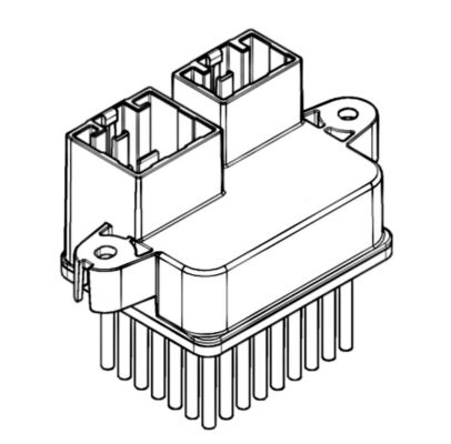 Regulator, passenger compartment fan - ABR 107 000P MAHLE