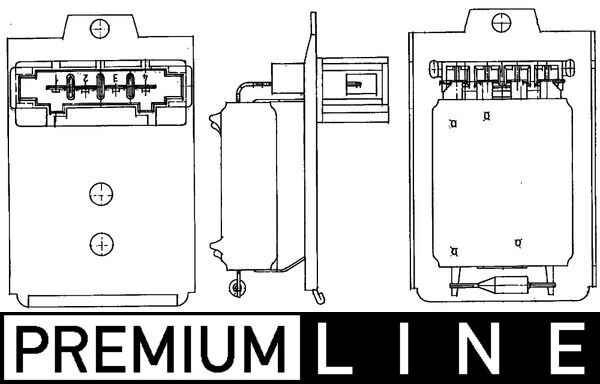 Resistenza, Ventilatore abitacolo - ABR 18 000P MAHLE