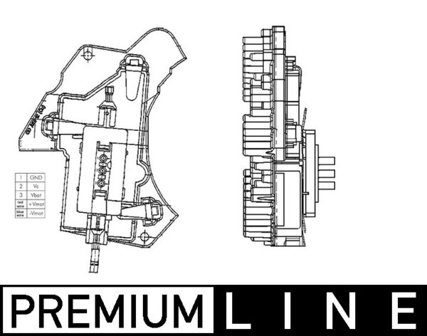 Regolatore, Ventitlatore abitacolo - ABR 24 000P MAHLE