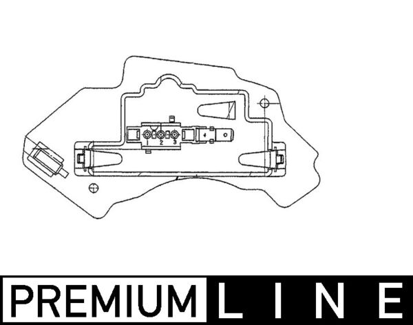 Regolatore, Ventitlatore abitacolo - ABR 28 000P MAHLE
