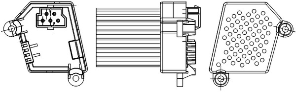 Regulator, passenger compartment fan - ABR 33 000S MAHLE