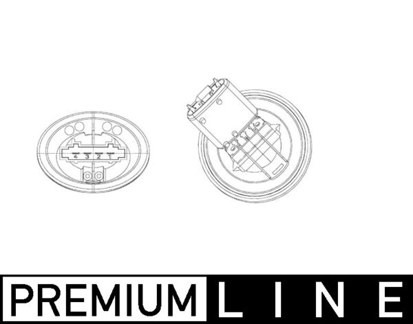 Resistenza, Ventilatore abitacolo - ABR 39 000P MAHLE