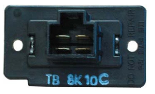 Resistor, interior blower - ABR 49 000P MAHLE