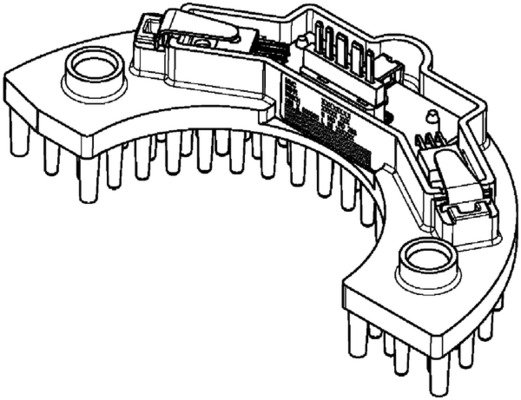 Regulator, passenger compartment fan - ABR 58 000P MAHLE