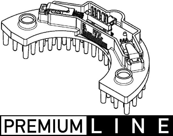 Regulator, passenger compartment fan - ABR 58 000P MAHLE