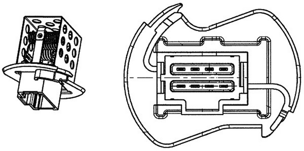 Regulator, passenger compartment fan - ABR 90 000P MAHLE