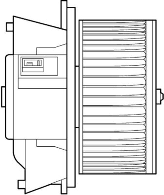 Ventilatore abitacolo - AB 107 000P MAHLE