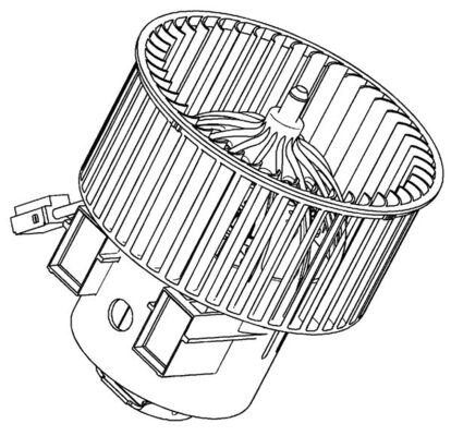 Interior Blower - AB 116 000P MAHLE